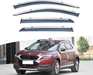 Windabweiser Regenabweiser für Citroen DS6 2014-2021,Autofenster Wetterschutz Integrierten Deflektoren,Hochwertiges Sonnenschutz Autozubehör von WNFVYP