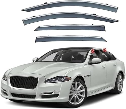 Windabweiser Regenabweiser für Jaguar XJL X351 2011-2019,Autofenster Wetterschutz Integrierten Deflektoren,Hochwertiges Sonnenschutz Autozubehör Windabweiser Regenabweiser für Jaguar XJL X351 2011-2019,Autofenster Wetterschutz Integrierten Deflektoren,Hochwertiges Sonnenschutz Autozubehör von WNFVYP