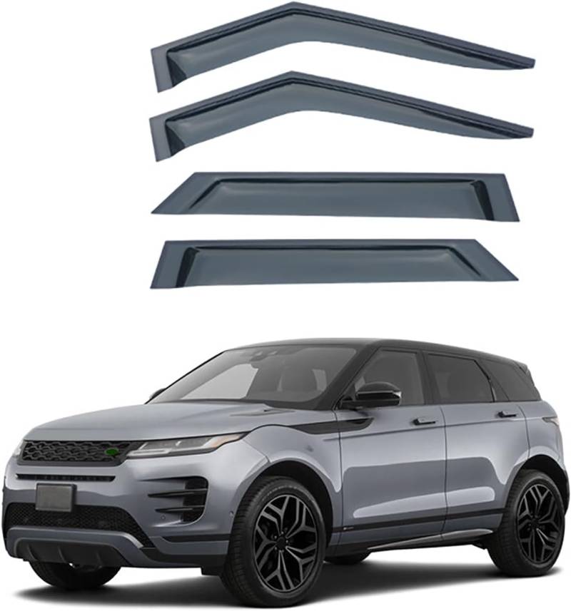Windabweiser Regenabweiser für Land Rover Range Rover Evoque MK2-L551 2019-2023,Autofenster Wetterschutz Integrierten Deflektoren,Hochwertiges Sonnenschutz Autozubehör von WNFVYP