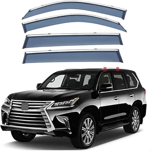 Windabweiser Regenabweiser für Lexus Lx500d-j310-2022,Autofenster Wetterschutz Integrierten Deflektoren,Hochwertiges Sonnenschutz Autozubehör Windabweiser Regenabweiser für Lexus Lx500d-j310-2022,Autofenster Wetterschutz Integrierten Deflektoren,Hochwertiges Sonnenschutz Autozubehör von WNFVYP