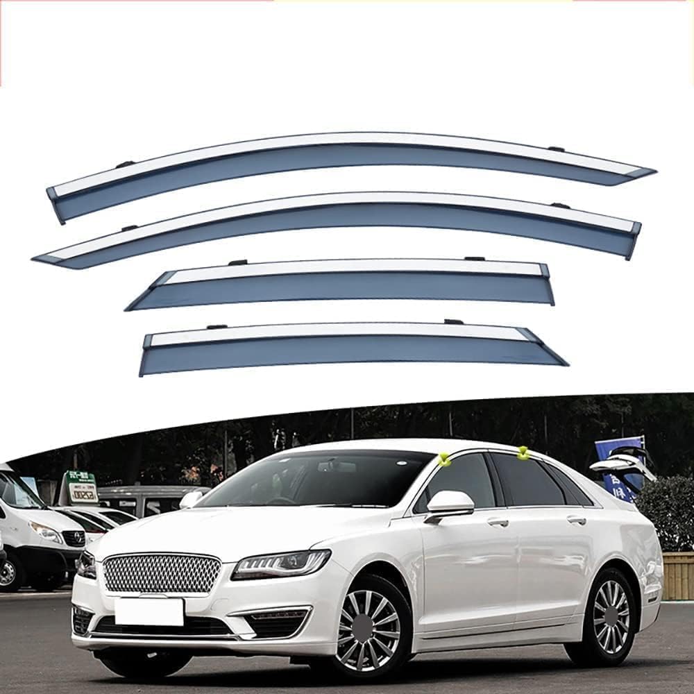 Windabweiser Regenabweiser für Lincoln MKZ 2013+,Autofenster Wetterschutz Integrierten Deflektoren,Hochwertiges Sonnenschutz Autozubehör Windabweiser Regenabweiser für Lincoln MKZ 2013+,Autofenster Wetterschutz Integrierten Deflektoren,Hochwertiges Sonnenschutz Autozubehör von WNFVYP