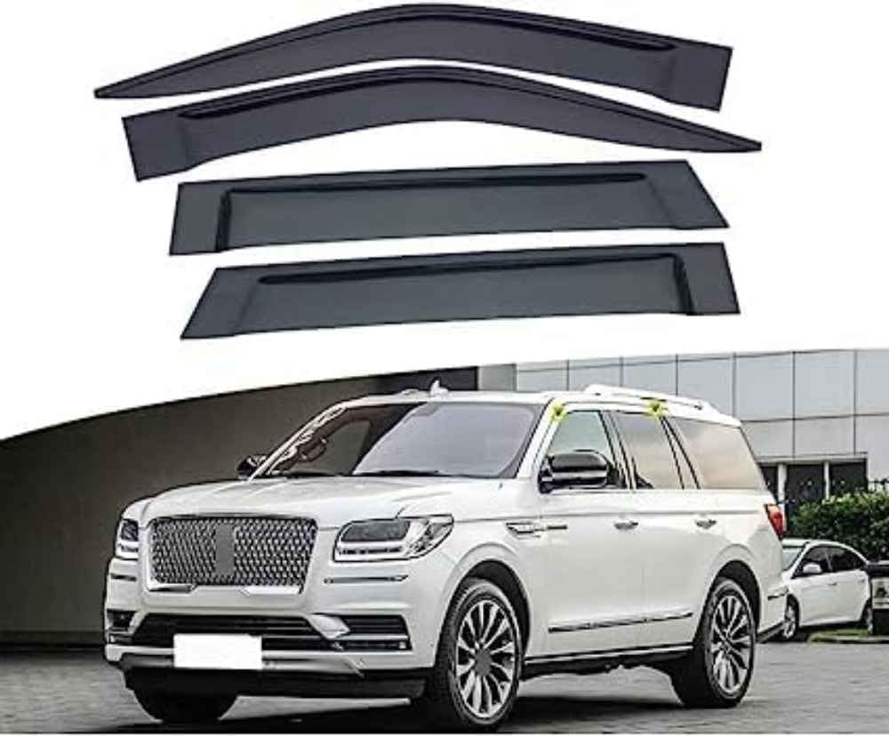 Windabweiser Regenabweiser für Lincoln Navigator 2018-2020,Autofenster Wetterschutz Integrierten Deflektoren,Hochwertiges Sonnenschutz Autozubehör Windabweiser Regenabweiser für Lincoln Navigator 2018-2020,Autofenster Wetterschutz Integrierten Deflektoren,Hochwertiges Sonnenschutz Autozubehör von WNFVYP