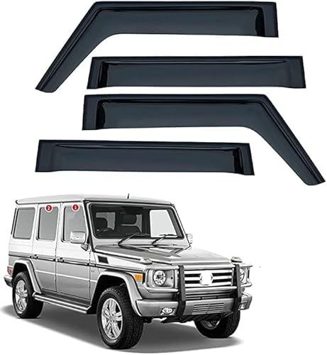 Windabweiser Regenabweiser für Mercedes Benz G-Class 2004-2018,Autofenster Wetterschutz Integrierten Deflektoren,Hochwertiges Sonnenschutz Autozubehör Windabweiser Regenabweiser für Mercedes Benz G-Class 2004-2018,Autofenster Wetterschutz Integrierten Deflektoren,Hochwertiges Sonnenschutz Autozubehör von WNFVYP