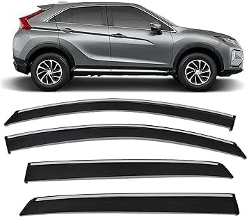 Windabweiser Regenabweiser für Mitsubishi Eclipse Cross 2018-2021,Autofenster Wetterschutz Integrierten Deflektoren,Hochwertiges Sonnenschutz Autozubehör Windabweiser Regenabweiser für Mitsubishi Eclipse Cross 2018-2021,Autofenster Wetterschutz Integrierten Deflektoren,Hochwertiges Sonnenschutz Autozubehör von WNFVYP
