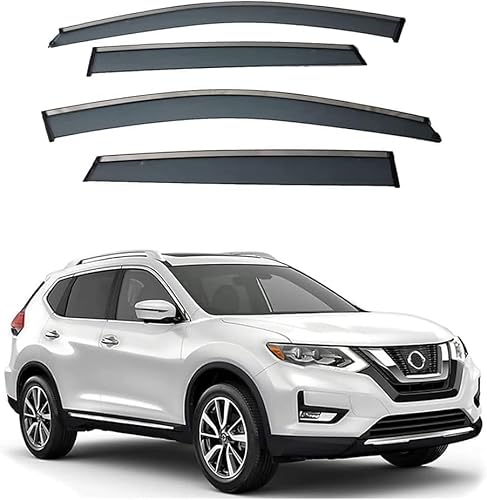 Windabweiser Regenabweiser für Nissan Xtrail X-Trail Rouge T32 2014-2020,Autofenster Wetterschutz Integrierten Deflektoren,Hochwertiges Sonnenschutz Autozubehör von WNFVYP