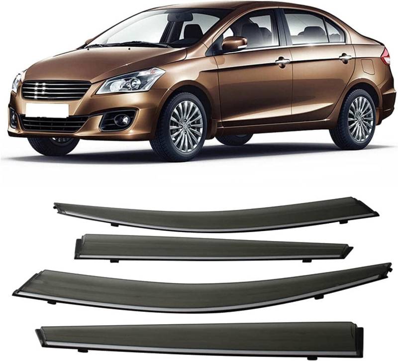 Windabweiser Regenabweiser für Suzuki Alivio Ciaz 2015-2020,Autofenster Wetterschutz Integrierten Deflektoren,Hochwertiges Sonnenschutz Autozubehör von WNFVYP