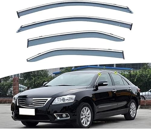 Windabweiser Regenabweiser für Toyota Camry XV40 2006-2011,Autofenster Wetterschutz Integrierten Deflektoren,Hochwertiges Sonnenschutz Autozubehör von WNFVYP