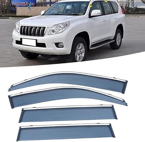 Windabweiser Regenabweiser für Toyota Prado 2010-2019,Autofenster Wetterschutz Integrierten Deflektoren,Hochwertiges Sonnenschutz Autozubehör von WNFVYP