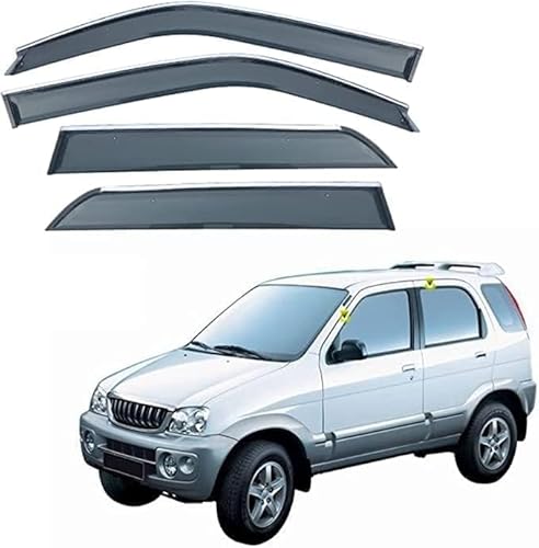 Windabweiser Regenabweiser für Toyota TERIOS 2004,Autofenster Wetterschutz Integrierten Deflektoren,Hochwertiges Sonnenschutz Autozubehör Windabweiser Regenabweiser für Toyota TERIOS 2004,Autofenster Wetterschutz Integrierten Deflektoren,Hochwertiges Sonnenschutz Autozubehör von WNFVYP