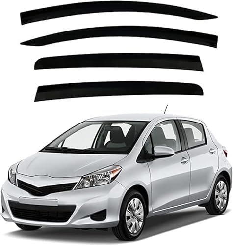 Windabweiser Regenabweiser für Toyota VITZ XP130 2011-2020,Autofenster Wetterschutz Integrierten Deflektoren,Hochwertiges Sonnenschutz Autozubehör Windabweiser Regenabweiser für Toyota VITZ XP130 2011-2020,Autofenster Wetterschutz Integrierten Deflektoren,Hochwertiges Sonnenschutz Autozubehör von WNFVYP