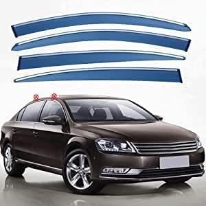 Windabweiser Regenabweiser für VW MAGOTAN 2012-2016,Autofenster Wetterschutz Integrierten Deflektoren,Hochwertiges Sonnenschutz Autozubehör Windabweiser Regenabweiser für VW MAGOTAN 2012-2016,Autofenster Wetterschutz Integrierten Deflektoren,Hochwertiges Sonnenschutz Autozubehör von WNFVYP