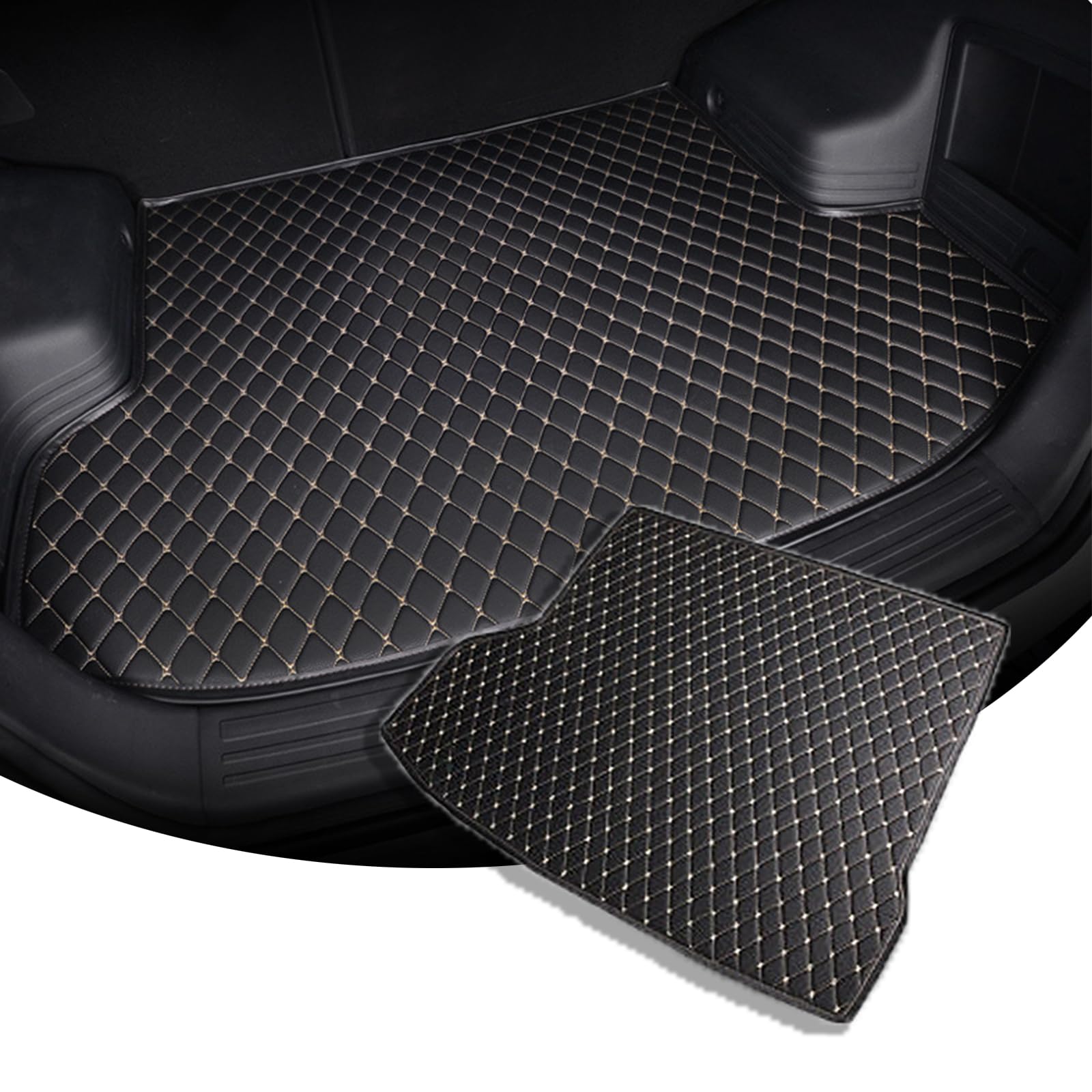 Kofferraumschutz für Genesis GV70 EV 2023-2024 - wasserdichte Oberfläche - Perfekt Passenden Kofferraummatte - rutschfeste Schutzmatte für Kofferraum Camping u.v.m.,Black-Beige Kofferraumschutz für Genesis GV70 EV 2023-2024 - wasserdichte Oberfläche - Perfekt Passenden Kofferraummatte - rutschfeste Schutzmatte für Kofferraum Camping u.v.m.,Black-Beige von WNLIBO