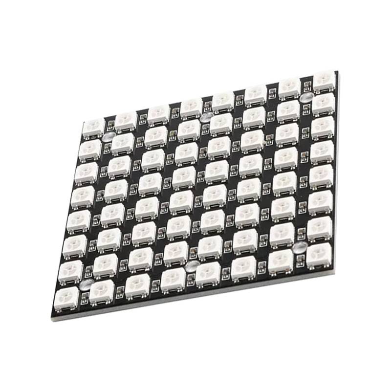 64bit WS2812 5050 LED Full Color Drive Round Intelligent Development Board Lampenplatte Einfache Installation von WNXGNHO