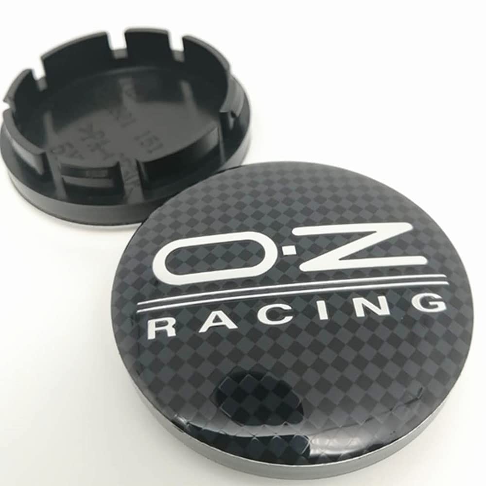 Nabendeckel 4 STÜCKE 56mm für OZ Racing Car Rad Center Hub Cap Auto Styling Felgen Abdeckung Badge Emblem Aufkleber Radnabenkappen,A-53MM von WOAFEY
