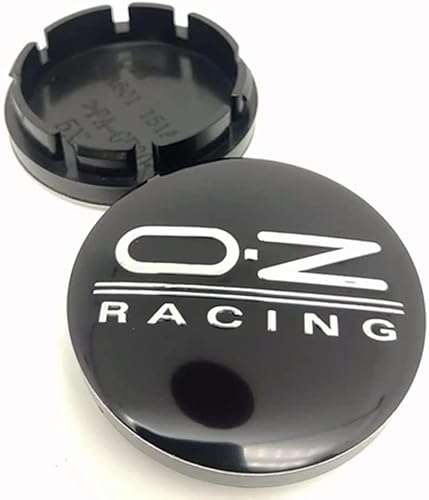 Nabendeckel 4 STÜCKE 56mm für OZ Racing Car Rad Center Hub Cap Auto Styling Felgen Abdeckung Badge Emblem Aufkleber Radnabenkappen,C-56MM von WOAFEY