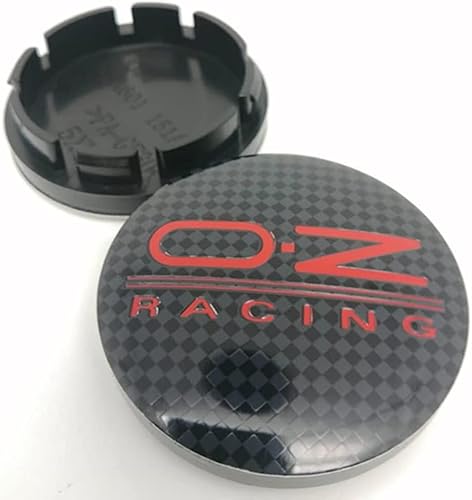 Nabendeckel 4 STÜCKE 56mm für OZ Racing Car Rad Center Hub Cap Auto Styling Felgen Abdeckung Badge Emblem Aufkleber Radnabenkappen,D-53MM von WOAFEY