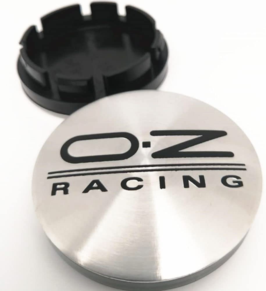 Nabendeckel 4 STÜCKE 56mm für OZ Racing Car Rad Center Hub Cap Auto Styling Felgen Abdeckung Badge Emblem Aufkleber Radnabenkappen,F-56MM von WOAFEY