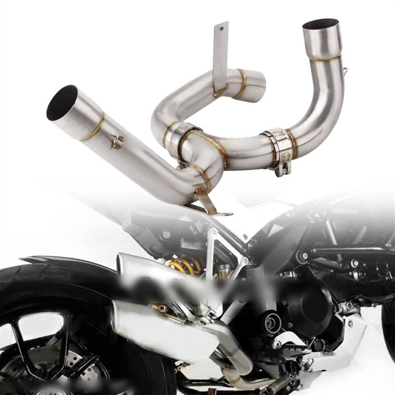 Auspuff Motorrad Für Ducati Multistrada 1200 / S 2010 2011 2012 2013 2014 Multistrada 1200 Escape Decat Rohr Auspuff Katalysator Löschen Rohr von WOBBLO