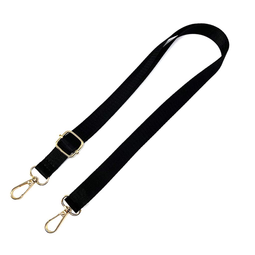 WOEIFGV 137,2 cm Handtaschen-Schultergurt, Ersatz-Nylonriemen für Damen, Geldbörse, Crossbody-Tasche, verstellbarer Riemen mit Metallhaken, Schwarz, 2cm width WOEIFGV 137,2 cm Handtaschen-Schultergurt, Ersatz-Nylonriemen für Damen, Geldbörse, Crossbody-Tasche, verstellbarer Riemen mit Metallhaken, Schwarz, 2cm width von WOEIFGV
