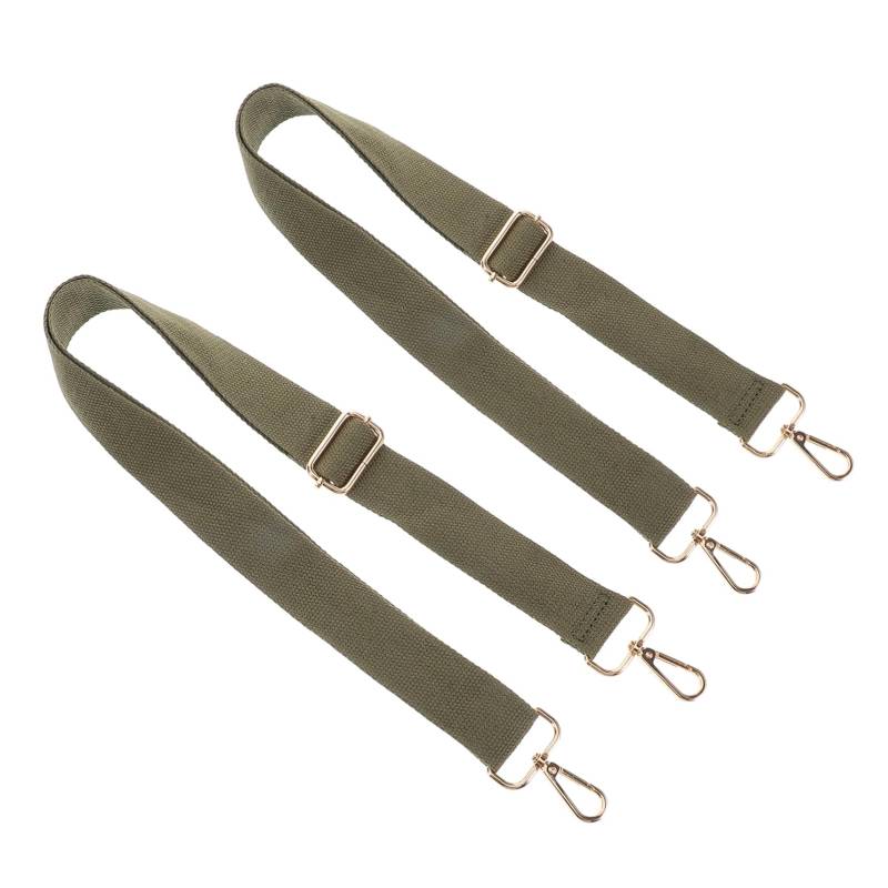 WOFASHPURET 2 Stück Schultergurt aus Nylon Riementasche Taschengurt Ersatzgurt für Umhängetasche Riemen für Geldbörsen Gurt für Tasche Bettwäsche aus Baumwolle Olive Green von WOFASHPURET