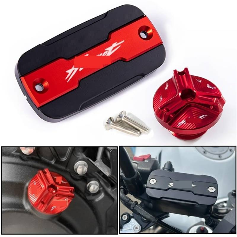 Bremszylinder Deckel Für Hornet 600 900 CB600F Für Hornet900 1998-2014 Motorrad Öl einfülldeckel Vorne Bremse Reservoir Flüssigkeit Tank Abdeckung von WOHOOD
