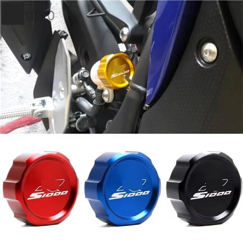 Bremszylinder Deckel Für S1000R S1000XR S1000RR S1000 R XR RR 2017 2018 2019 2020-2023 Motorradzubehör Hinterradbremsbehälterdeckel von WOHOOD