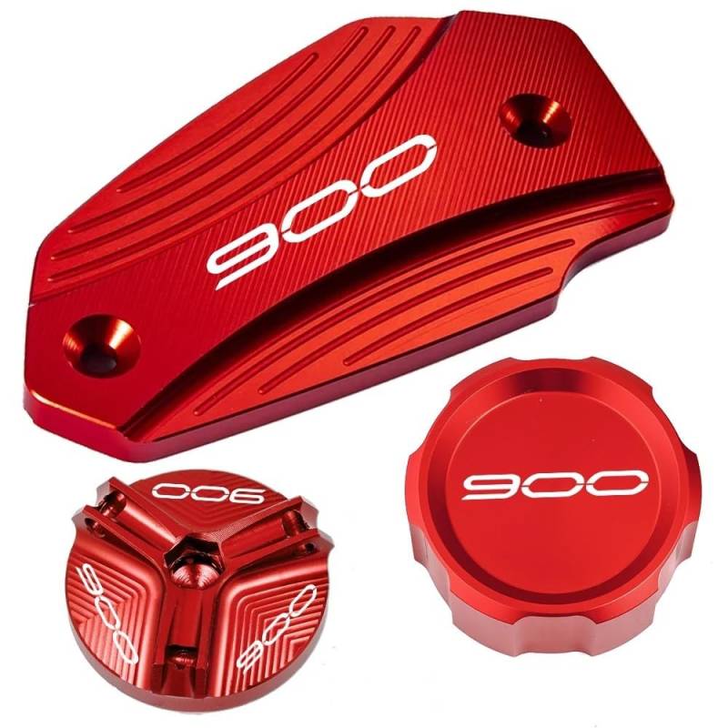 Bremszylinder Deckel Für Z900 Z 900 SE 2017-2024 Motorrad Zubehör Vorne Hinten Brems Flüssigkeit Reservoir Abdeckung Motoröl Einfülldeckel von WOHOOD