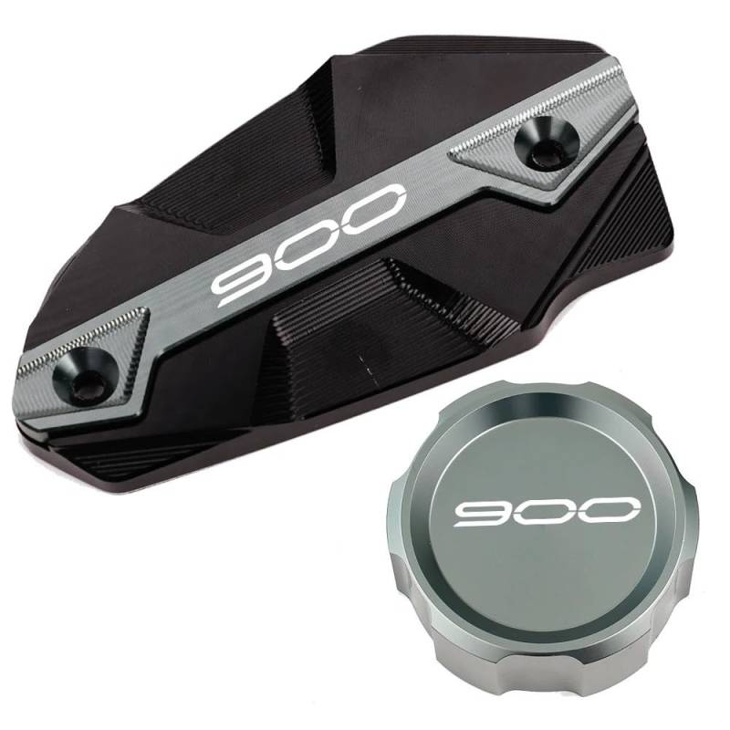 Bremszylinder Deckel Für Z900 Z 900 SE 2017-2024 Motorrad Zubehör Vorne Hinten Brems Flüssigkeit Reservoir Abdeckung Motoröl Einfülldeckel von WOHOOD