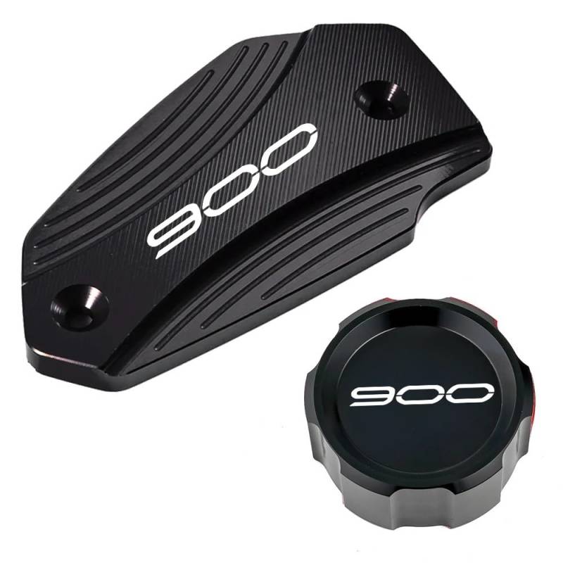 Bremszylinder Deckel Für Z900 Z 900 SE 2017-2024 Motorrad Zubehör Vorne Hinten Brems Flüssigkeit Reservoir Abdeckung Motoröl Einfülldeckel von WOHOOD