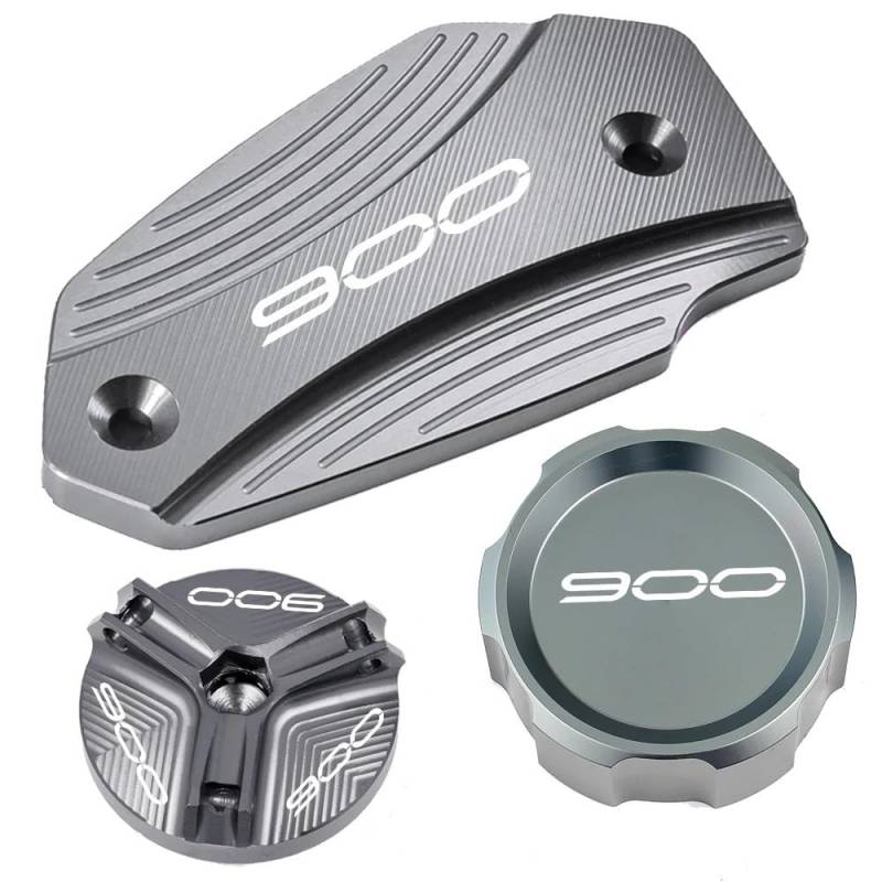 Bremszylinder Deckel Für Z900 Z 900 SE 2017-2024 Motorrad Zubehör Vorne Hinten Brems Flüssigkeit Reservoir Abdeckung Motoröl Einfülldeckel von WOHOOD