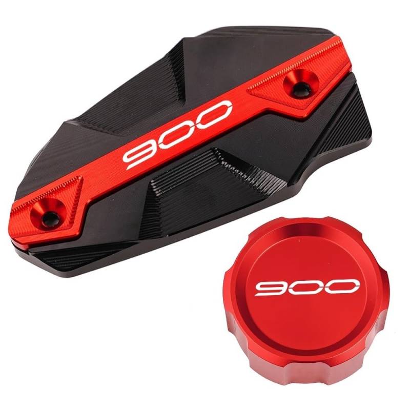 Bremszylinder Deckel Für Z900 Z 900 SE 2017-2024 Motorrad Zubehör Vorne Hinten Brems Flüssigkeit Reservoir Abdeckung Motoröl Einfülldeckel von WOHOOD