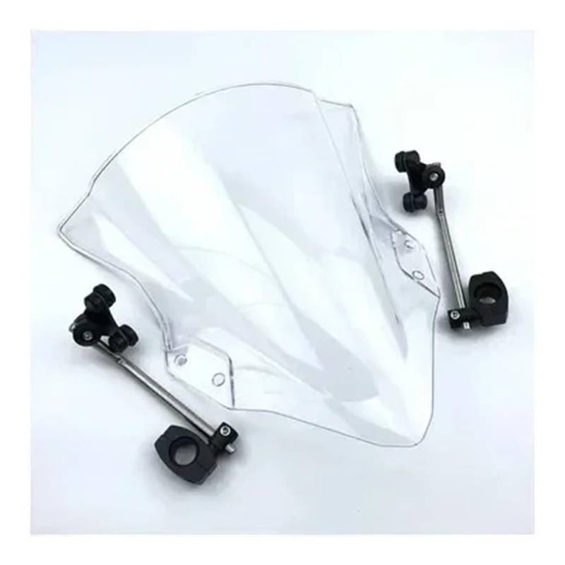 Windabweiser Windschild Für Für MT125 FZ FZ1 FZ6 FZ8 FZ8N XJ6 MT01 MT03 MT07 2013 Motorrad Windschutzscheibe Windschutz Verstellbare Halterung von WOHOOD