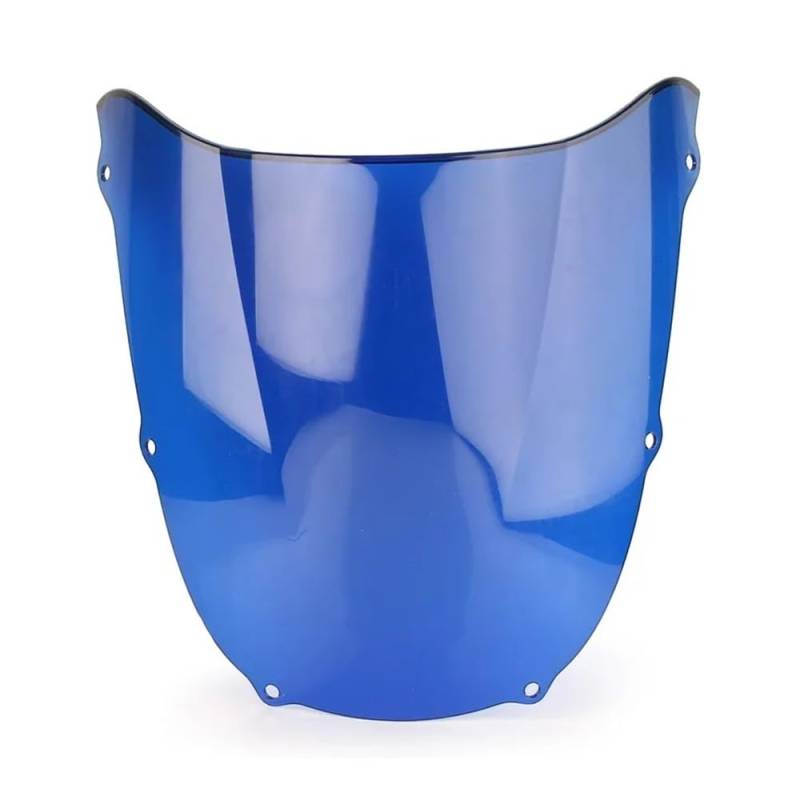 Windabweiser Windschild Geeignet Für Für ZX6R 1998 1999 Motorradzubehör Windschutzscheibe Double Bubble Windschutzscheibe Frontwindabweiser von WOHOOD