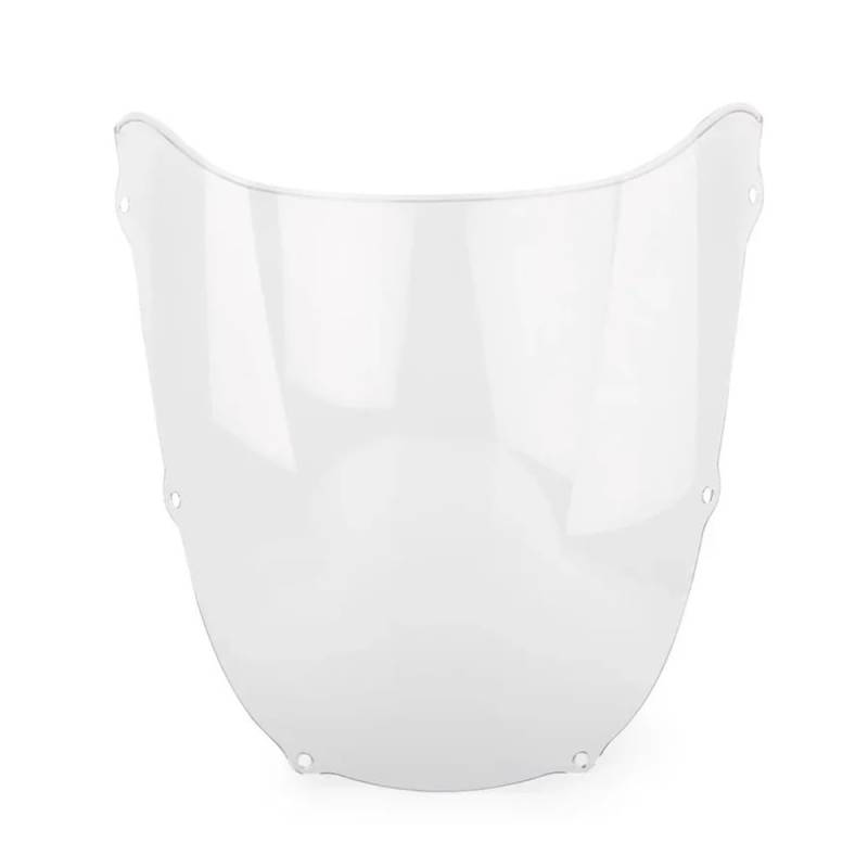Windabweiser Windschild Geeignet Für Für ZX6R 1998 1999 Motorradzubehör Windschutzscheibe Double Bubble Windschutzscheibe Frontwindabweiser von WOHOOD