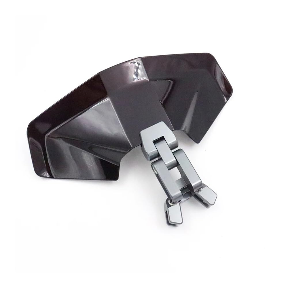 Windabweiser Windschild Motorrad Universal Deflektor Spoiler Zubehör Windschutzscheibe Deflektor Einstellbare Höhe Verlängerung Windschutzscheibe Windabweiser Windschild Motorrad Universal Deflektor Spoiler Zubehör Windschutzscheibe Deflektor Einstellbare Höhe Verlängerung Windschutzscheibe von WOHOOD