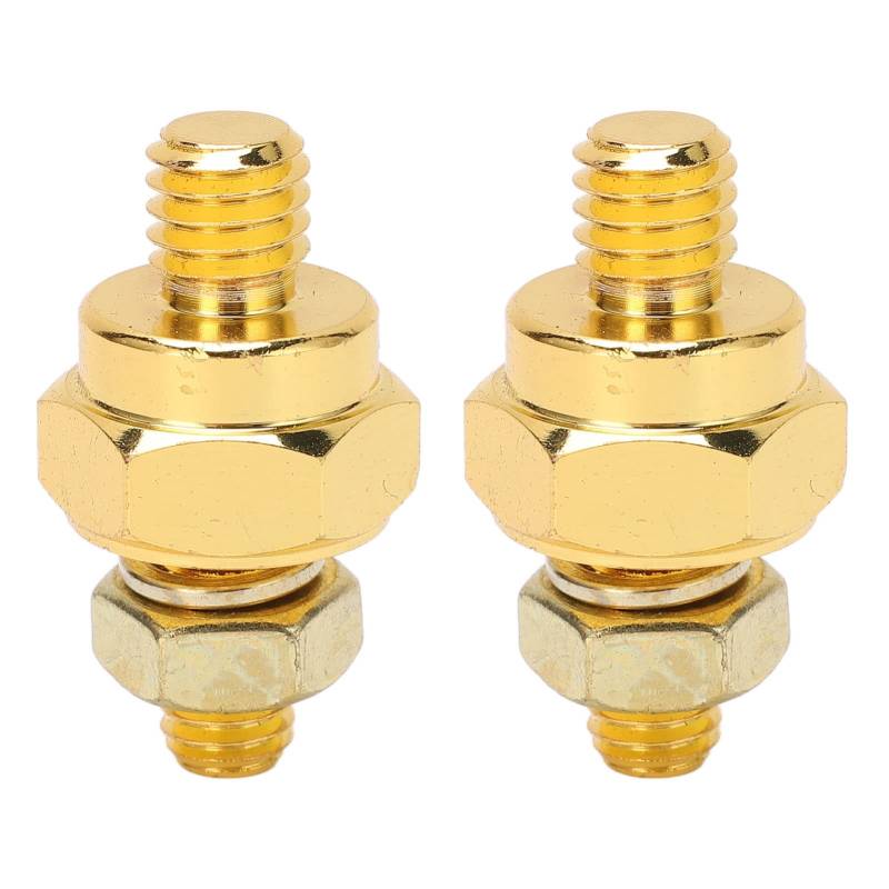 2pcs Nebenbatterie -Anschlussadapter, Kit mit kurzem Batterieklemmenadapter mit Stifte Ladesystem Hardware Messing Batterie Batterie -Nebenanschlüsse für CARS Trucks Wohnmobile von WOHPNLE