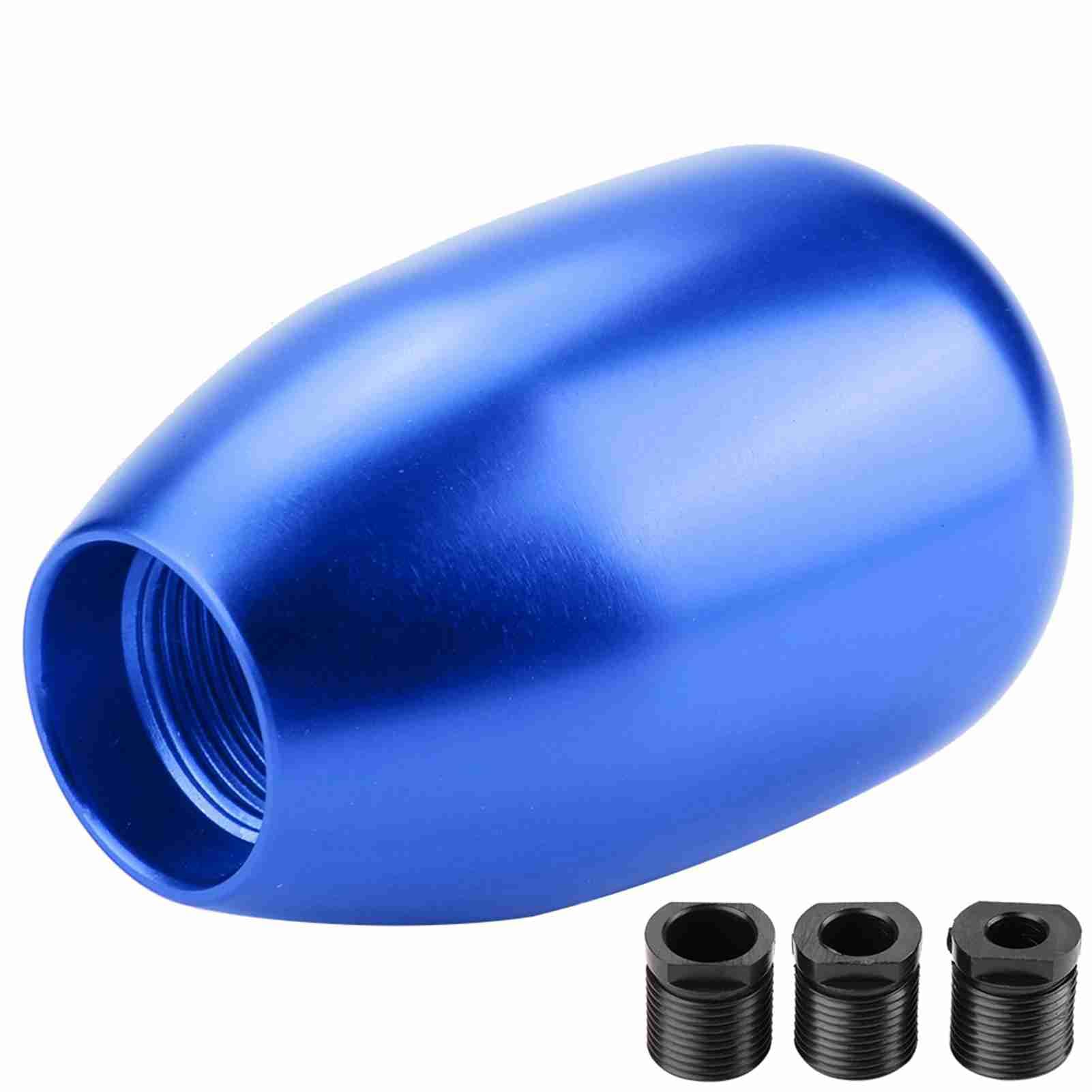 5 -Geschwindigkeitshandbuch -Schaltknauf, Auto -Metall -Zahnstabhebel mit 8/10/12 -mm -Adaptern Universal Ersatzgetriebe für 5 Geschwindigkeitswagen (8 Farben erhältlich) (Blau) von WOHPNLE