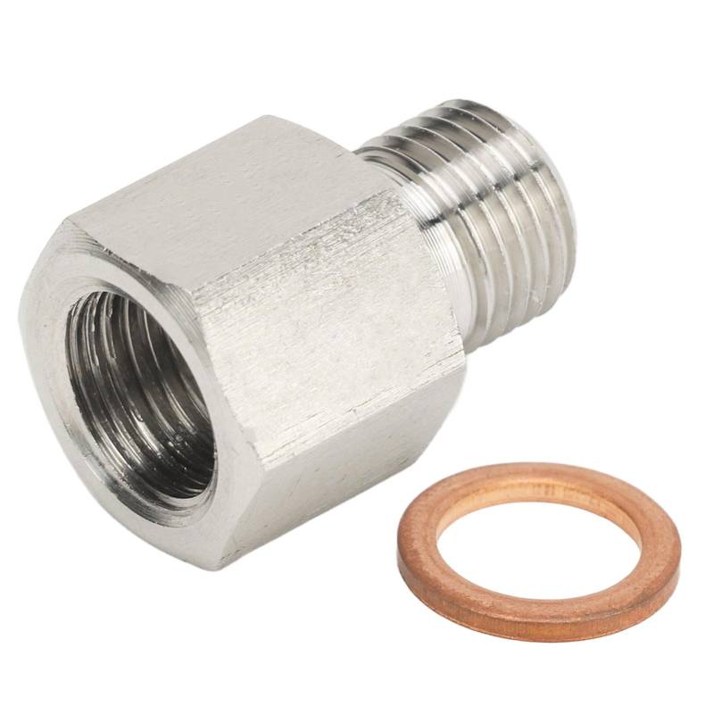 Absenderadapter für Manometer, Leckdichtungsöl Reduzieradapter mit Dichtung Einfach Installation Öldrucktester -Kit für die Sensoranteilung von WOHPNLE