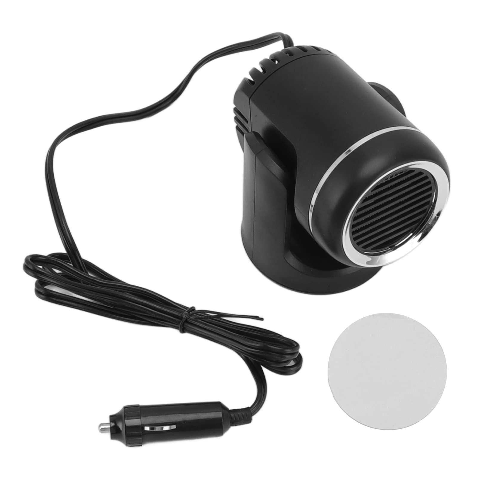 Autoheizung 12V 120W, ABS tragbarer Windschutzscheibe Deffroster mit Dual PTC Compactfast Heizungslüfter mit Legierungsdraht für Autoluftkreislauf und Defogging Autoheizung 12V 120W, ABS tragbarer Windschutzscheibe Deffroster mit Dual PTC Compactfast Heizungslüfter mit Legierungsdraht für Autoluftkreislauf und Defogging von WOHPNLE