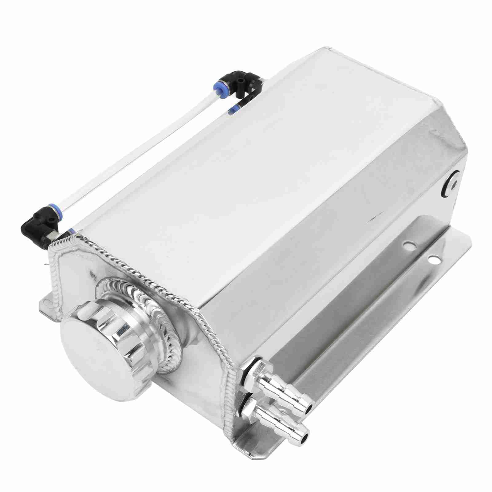 Coolant Reservoir Tank, Prevent Leaks Coolant Overflow Tank Regulate Pressure and Coolant Flow Radiator Overflow for Both Import and Domestic Vehicles (Silver) von WOHPNLE