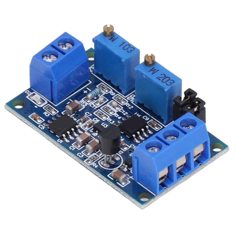 Strom-Spannungs-Konvertermodul, 0/4–20 mA auf 0–3,3 V, 0–5 V, 0–10 V, Senderplatine, Spannungssender-Signalumwandlungs-Konditionierungsplatine von WOHPNLE