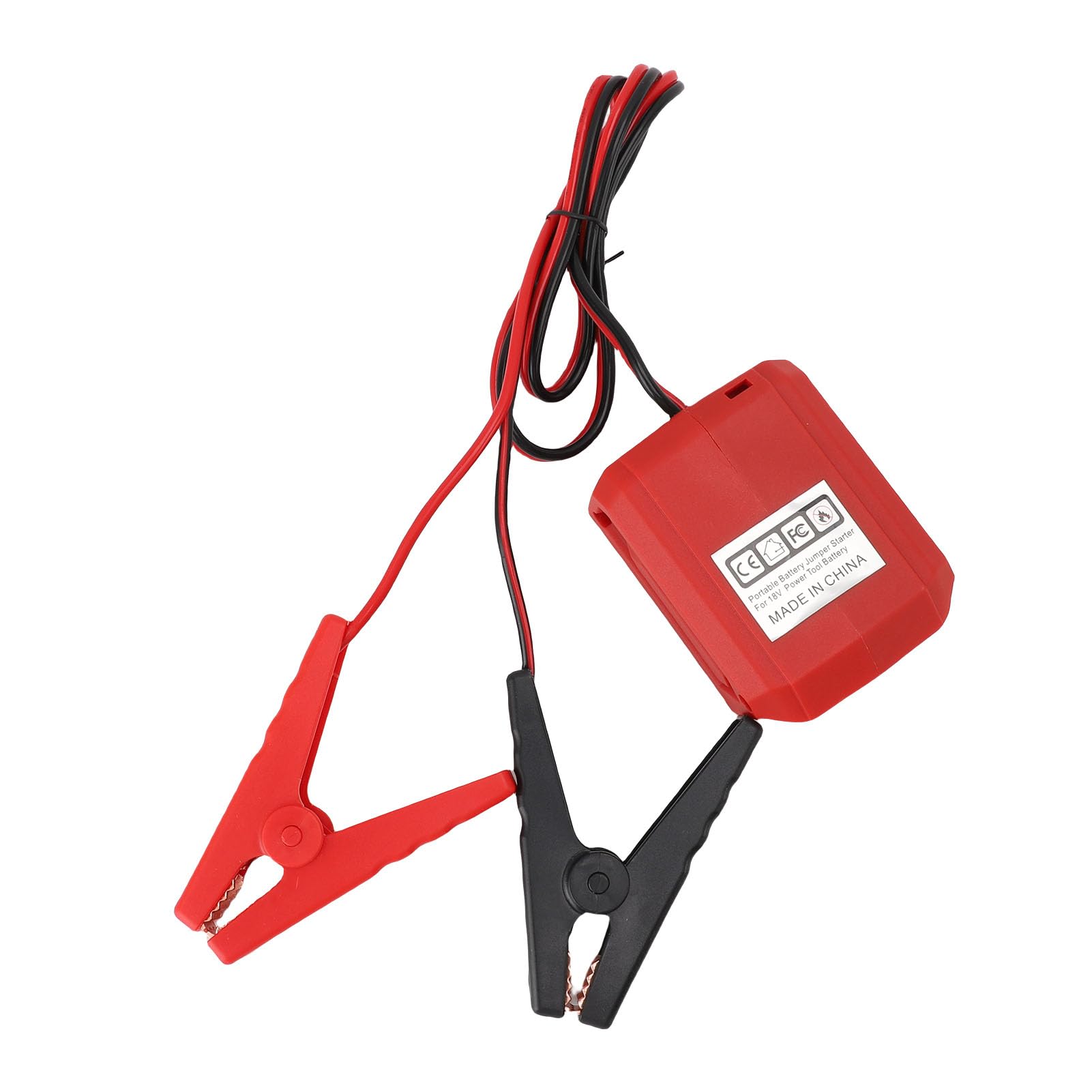 Überbrückungskabel, 18 V tragbare Automobilverstärker -Kabel mit Krokodilclips Auto -Sprungstarter -Kabel -Seiladapter für Autos, SUVs, kleine Lastwagen Überbrückungskabel, 18 V tragbare Automobilverstärker -Kabel mit Krokodilclips Auto -Sprungstarter -Kabel -Seiladapter für Autos, SUVs, kleine Lastwagen von WOHPNLE