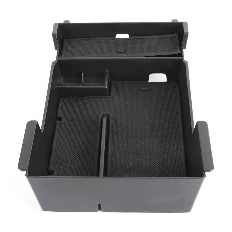 WOHPNLE Armrest Storage Box, 6.49x10.43in ABS Center Console Organizer with Non Slip Pads, Console Storage Tray Fit for MZD 3 / Axela 2019-2020 von WOHPNLE