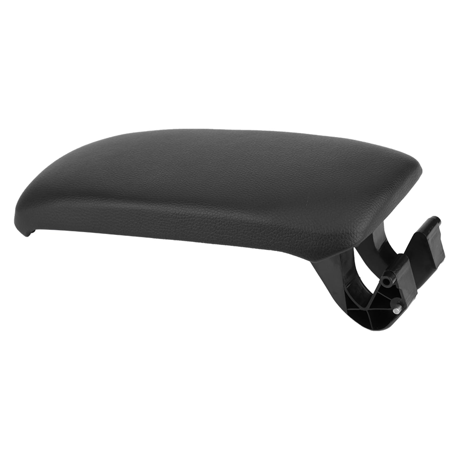 WOHPNLE Autoleder-Armlehnenabdeckung, Schwarze Mittelkonsolen-Armlehnen-Deckelabdeckung ohne Bohranlagenanlagerung Weiche Touch Armlehnenabdeckung Ersatz für A'3 8p A'5 2003-2013 (OEM (Leder) von WOHPNLE