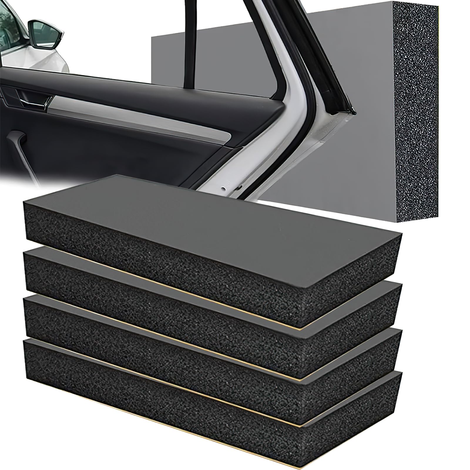 Garagen Wandschutz 4er Set, Selbstklebender Kantenschutz Schaumstoff, Selbstklebend Türwandschutz 3cm Extra Dicker Auto Schutz Garage Garagentor Kantenschutz für Ihr Garagenwand, Parkplatz Garagen Wandschutz 4er Set, Selbstklebender Kantenschutz Schaumstoff, Selbstklebend Türwandschutz 3cm Extra Dicker Auto Schutz Garage Garagentor Kantenschutz für Ihr Garagenwand, Parkplatz von WOKICOR