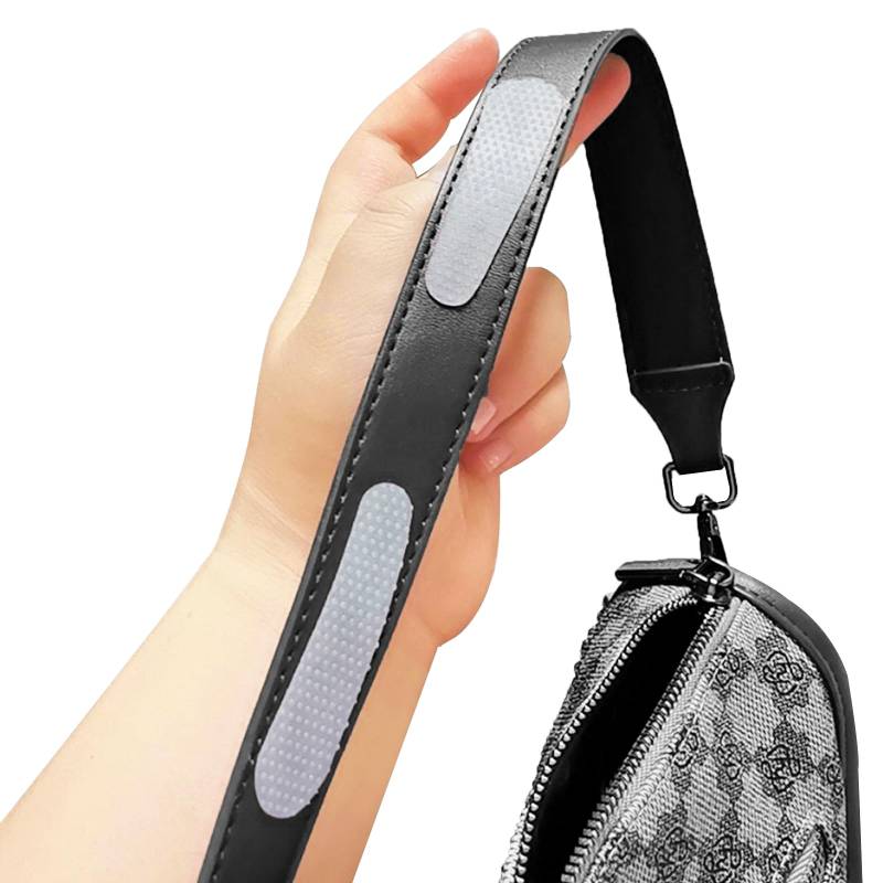 WOLAIYE Anti-Rutsch-Schulterriemen-Greifhalter, Handtaschenriemen Anti-Rutsch-Pad Aufkleber Handtaschen-Griff für Rucksack, klar, 12PCS von WOLAIYE