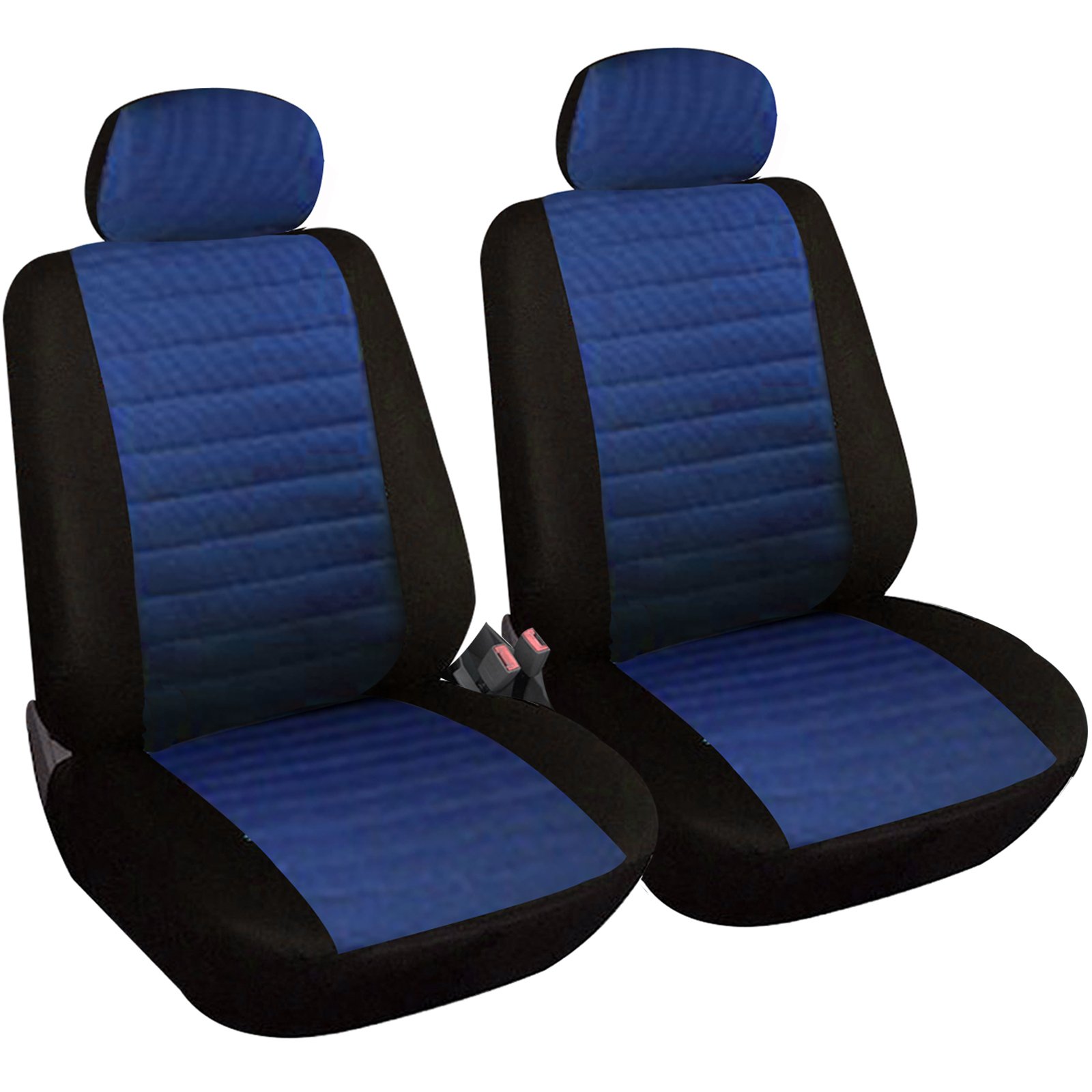 WOLTU 7232-2 Sitzbezüge Auto Vordersitze Universal Auto-Schonbezüge für Fahrersitz & Beifahrer 2er Sitzauflage/blau von WOLTU