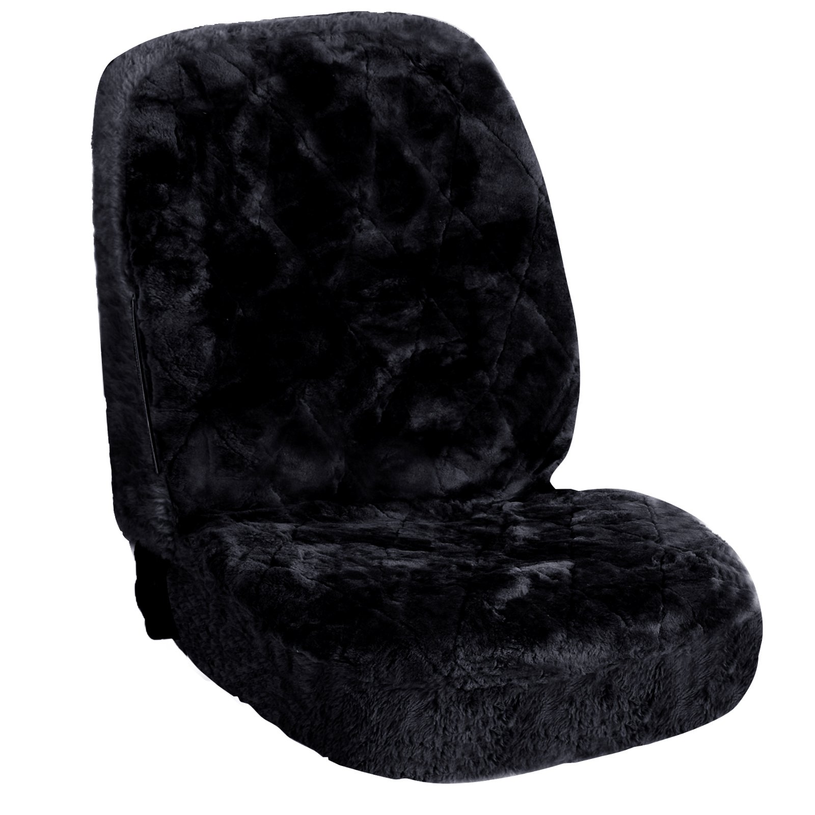 WOLTU Universal Lammfellbezug Auto Sitzbezug 100% Echtlammfell Vollbezug Vordersitzbezug, Feste Wolle, ca, 1,8 cm Dicke, Schwarz WOLTU Universal Lammfellbezug Auto Sitzbezug 100% Echtlammfell Vollbezug Vordersitzbezug, Feste Wolle, ca, 1,8 cm Dicke, Schwarz von WOLTU