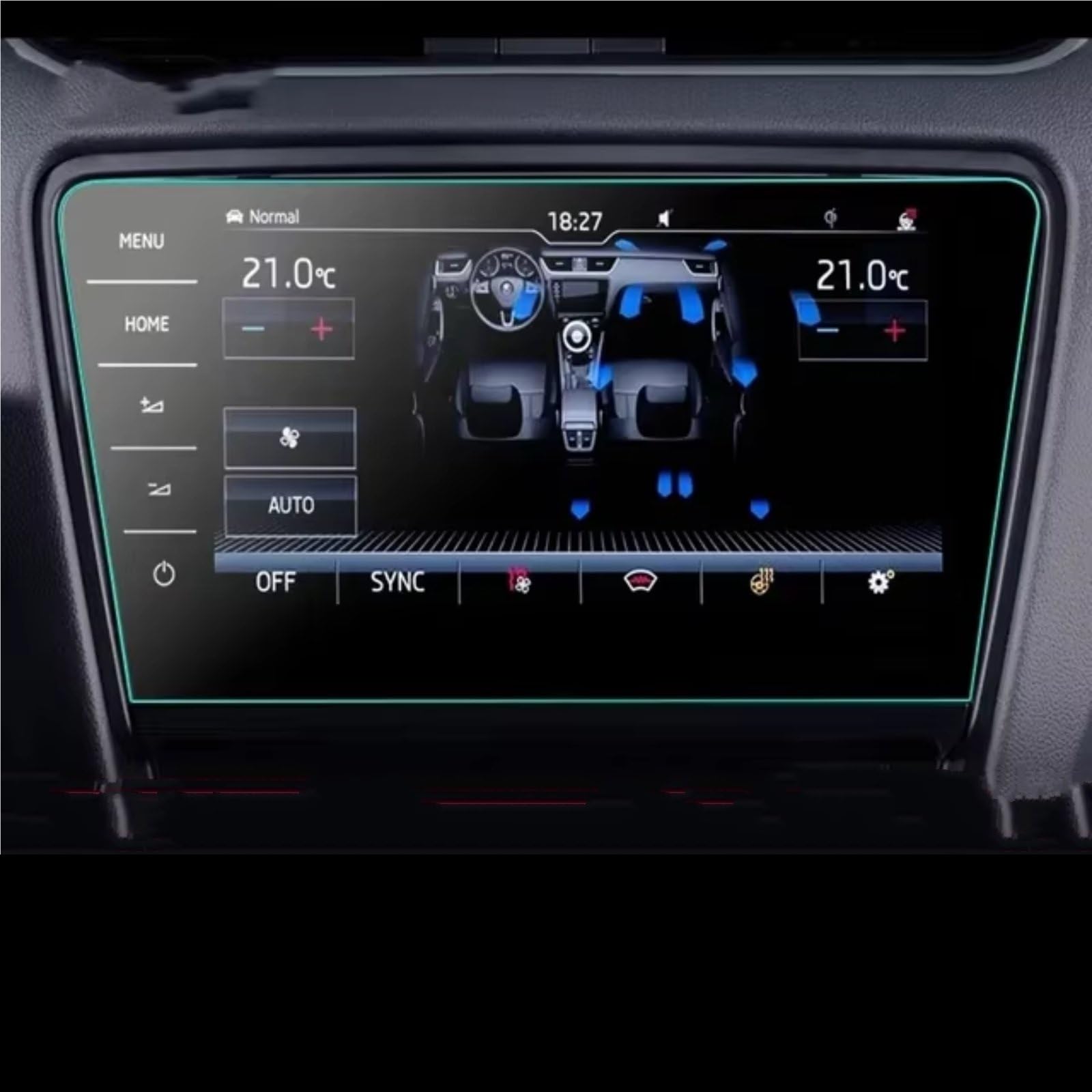 WOLWES Innenzubehör Kompatibel Mit A7 2019, 1 Stück, Zubehör Für Displayschutz, Navigations-Displayschutzfolie, Auto-Displayschutz, Zubehör(9.2 inch 1PCS) von WOLWES
