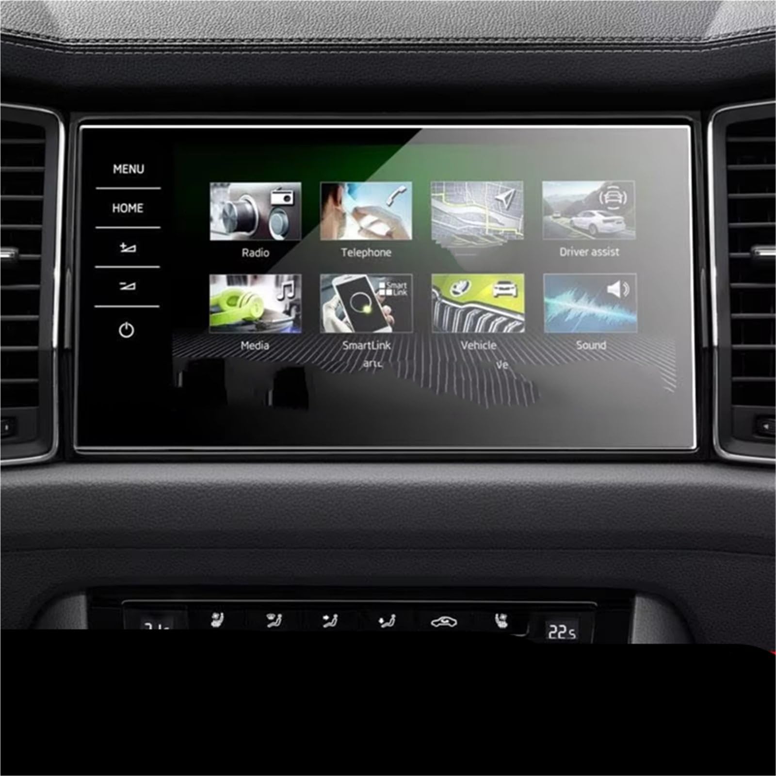WOLWES Innenzubehör Kompatibel Mit Skoda Für Kodiaq 2021, 1 Stück, Gehärtetes Glas, Displayschutzfolie, 9,2 Zoll, Auto-GPS-Navigation, Innenzubehör WOLWES Innenzubehör Kompatibel Mit Skoda Für Kodiaq 2021, 1 Stück, Gehärtetes Glas, Displayschutzfolie, 9,2 Zoll, Auto-GPS-Navigation, Innenzubehör von WOLWES